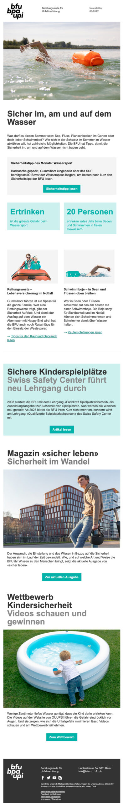 Fünf Newsletter Beispiele aus der Schweiz, Folge 3