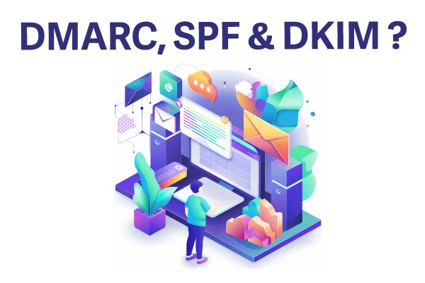 Was ist DMARC, SPF & DKIM? Illustration